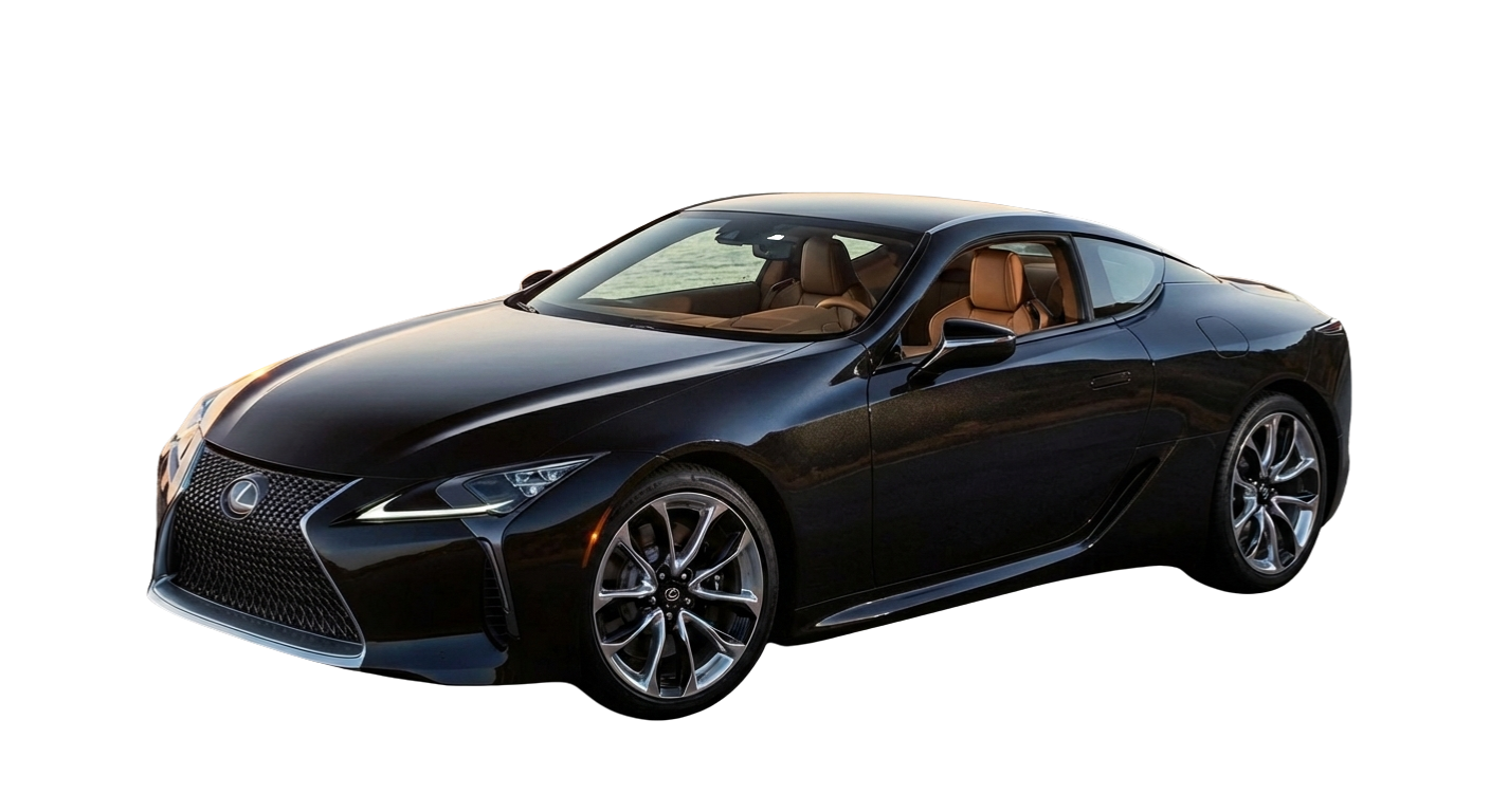 Lexus LC 500 in Caviar Black